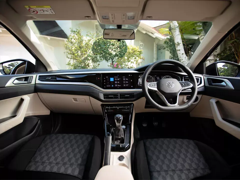 Volkswagen sedan interior and dashboard